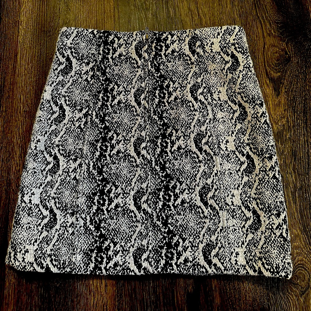 Free People Snakeskin Print Mini Skirt -2